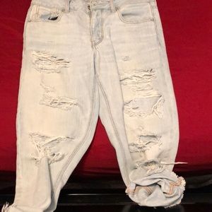 Light blue boyfriend jeans